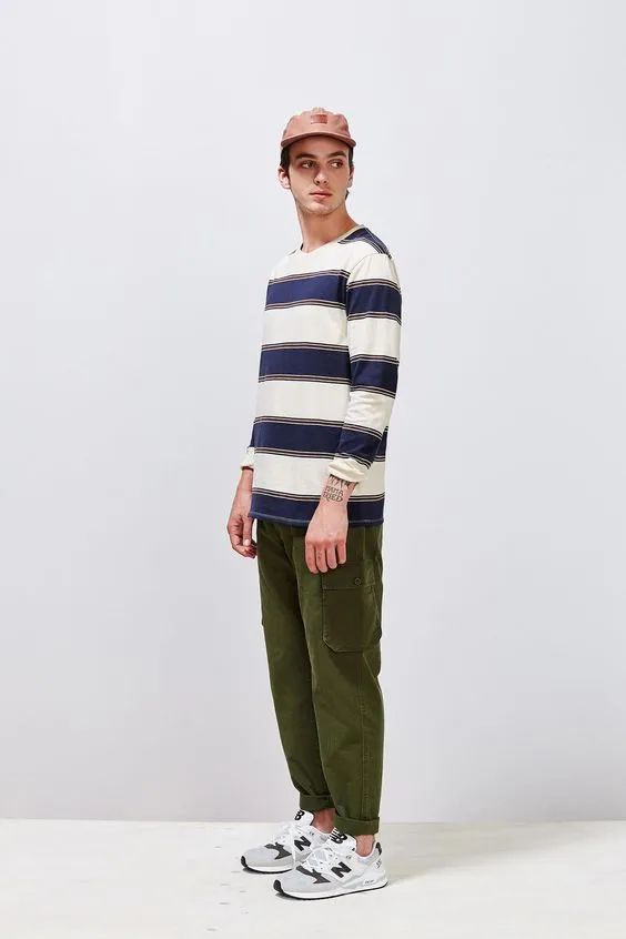 男人不要老穿紧身裤了，在春夏这条阔腿裤，文艺时髦范十足