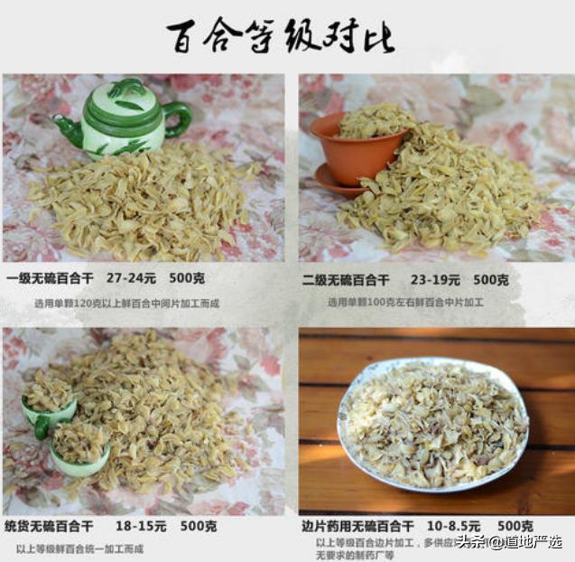 正宗道地的百合是哪里产的,道地甄选干姜