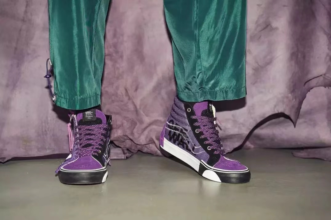 vanssk8-hi解构绿紫,vanssk8-hi解构紫
