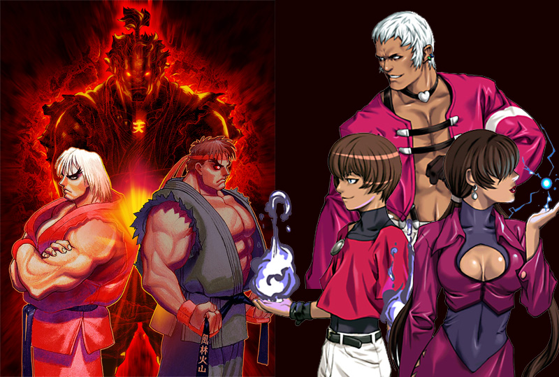 拳皇14和街霸5和铁拳7哪个更耐玩,拳皇对街霸人物排行