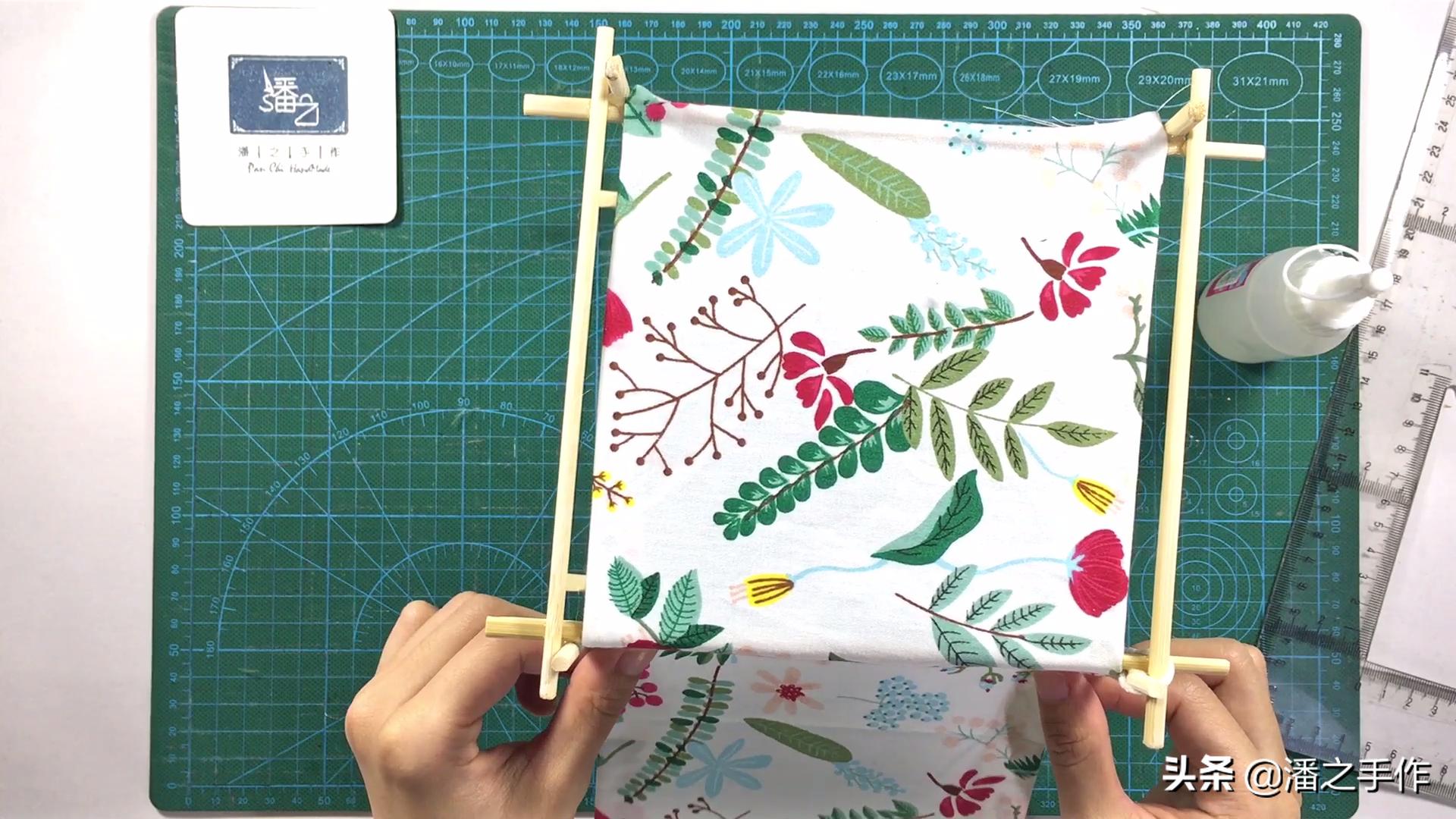 布艺灯笼手工制作教程简单,环保自制小灯笼