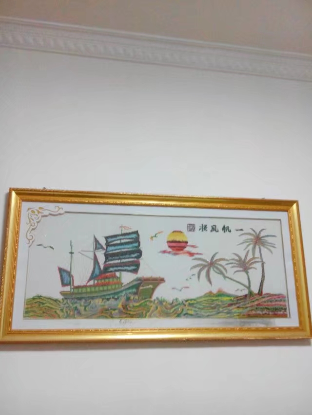 大幅客厅装饰十字绣,适合挂客厅的十字绣高级感