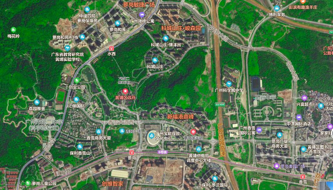 黄埔区区府楼盘板块,黄埔区府和香雪板块哪个好