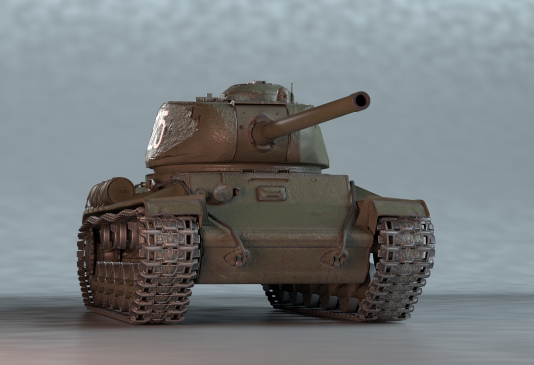 德国坦克兵眼里的怪兽，能抗能打的苏军移动碉堡，KV-1重型坦克