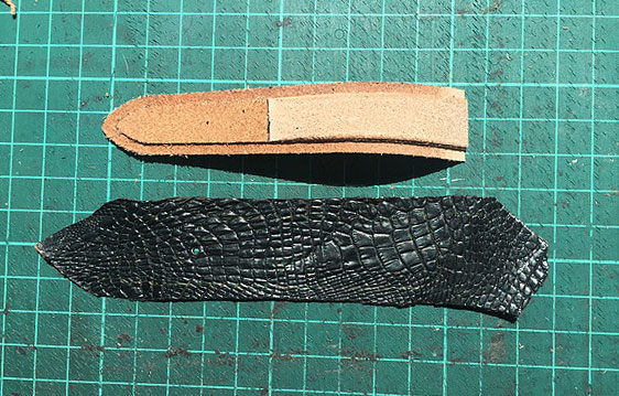 匡乐分享垫片起鼓技巧，鳄鱼皮表带的制作技巧