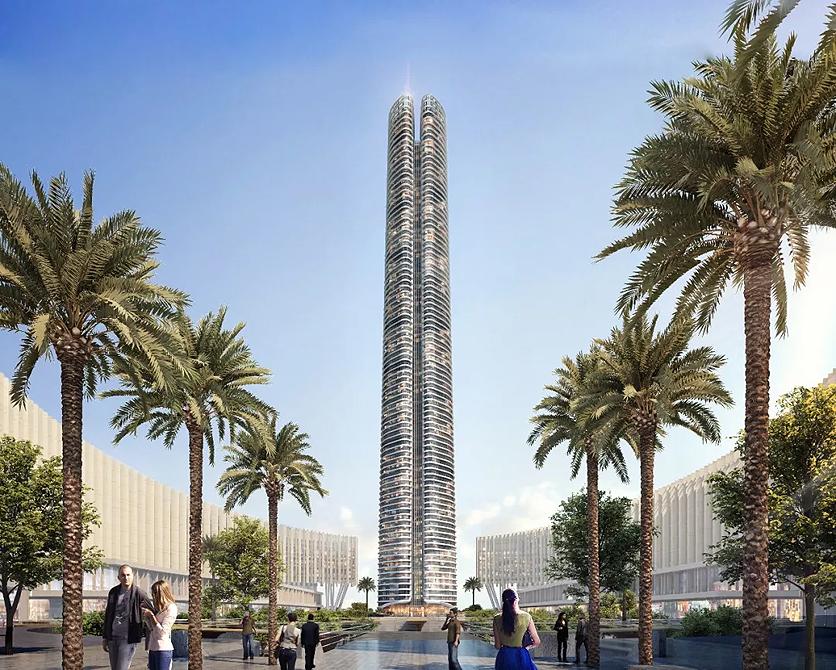建至280米，埃及新首都CBD标志塔位列“非洲第一高”