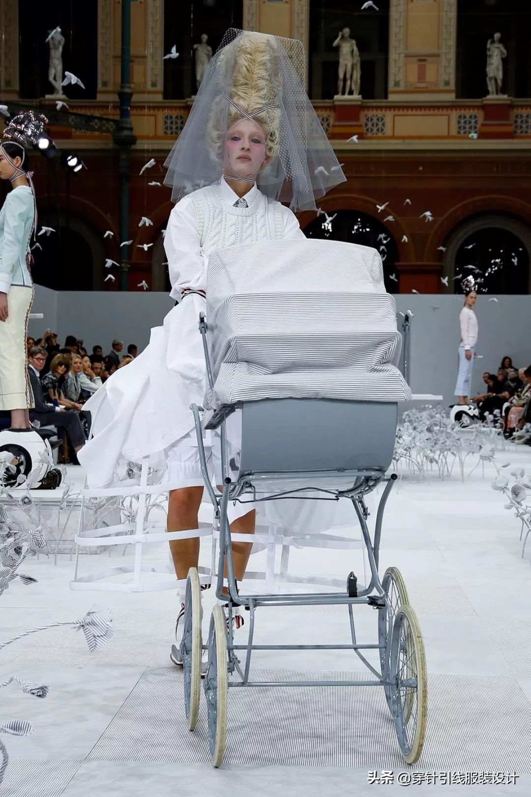 thombrowne西装全身搭配,thombrowne西装上身效果