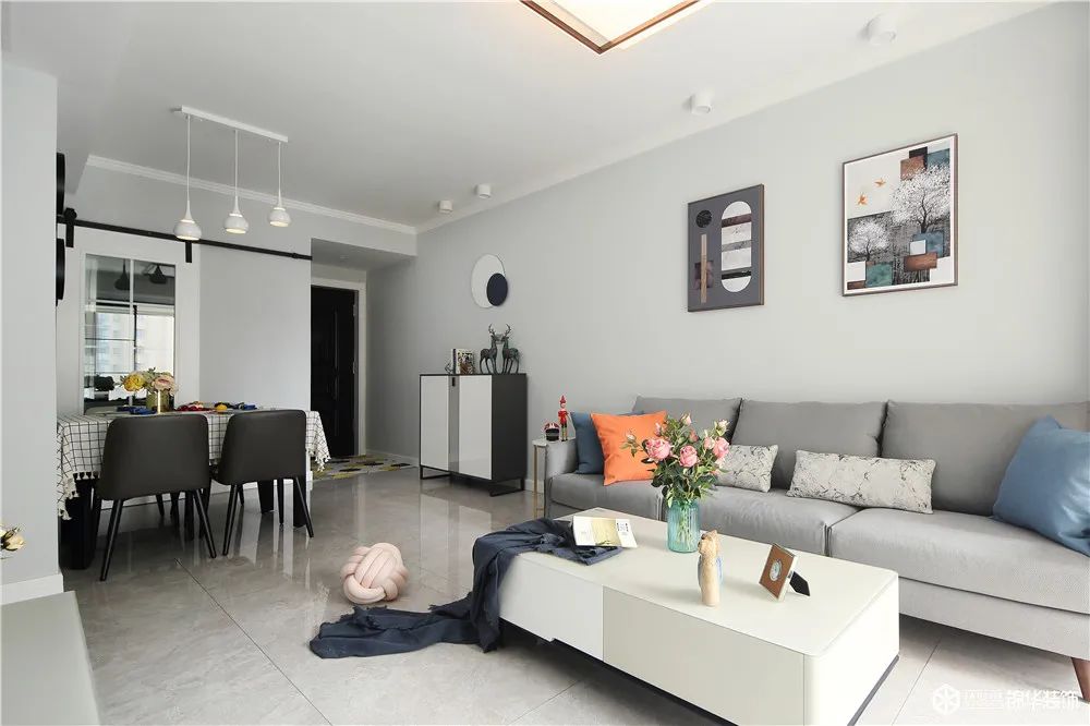 【锦华装饰装修实景案例】89㎡三室家，让一家相遇在时光的温暖