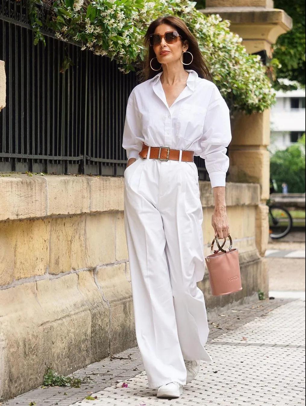 今年最时髦的阔腿裤穿搭法,今年超火的阔腿裤穿搭显高