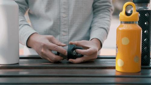 开车方便保温杯,按压式开车方便保温杯