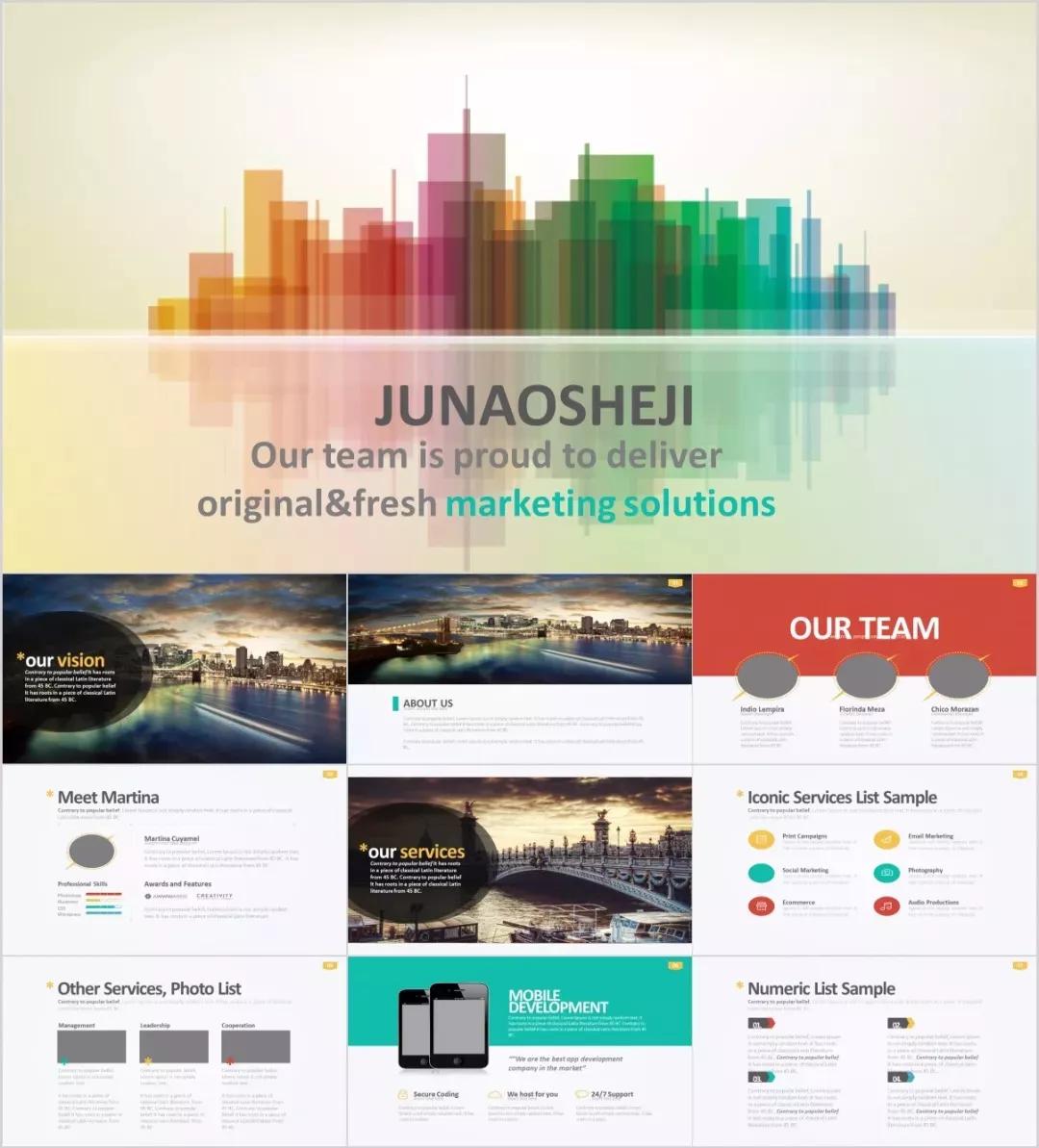 简约却不简单的ppt模板,极简办公ppt模板免费