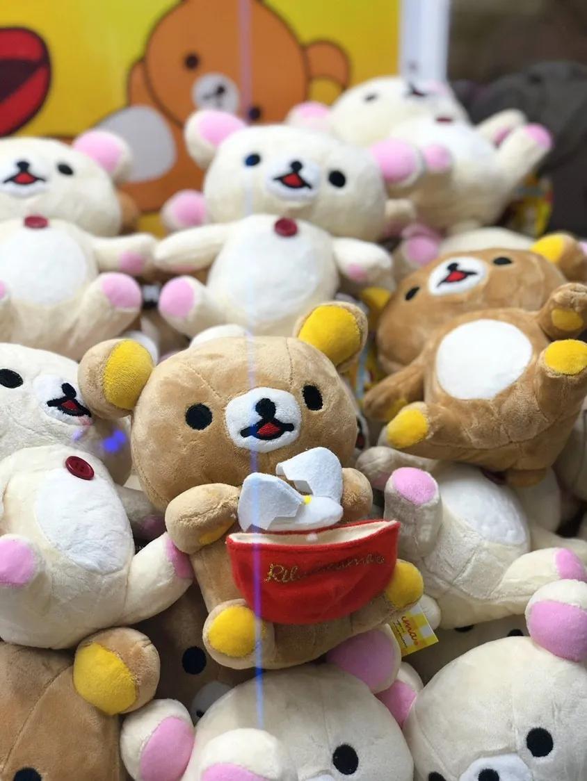 米奇轻松熊,皮卡丘毛绒公仔抓娃娃机