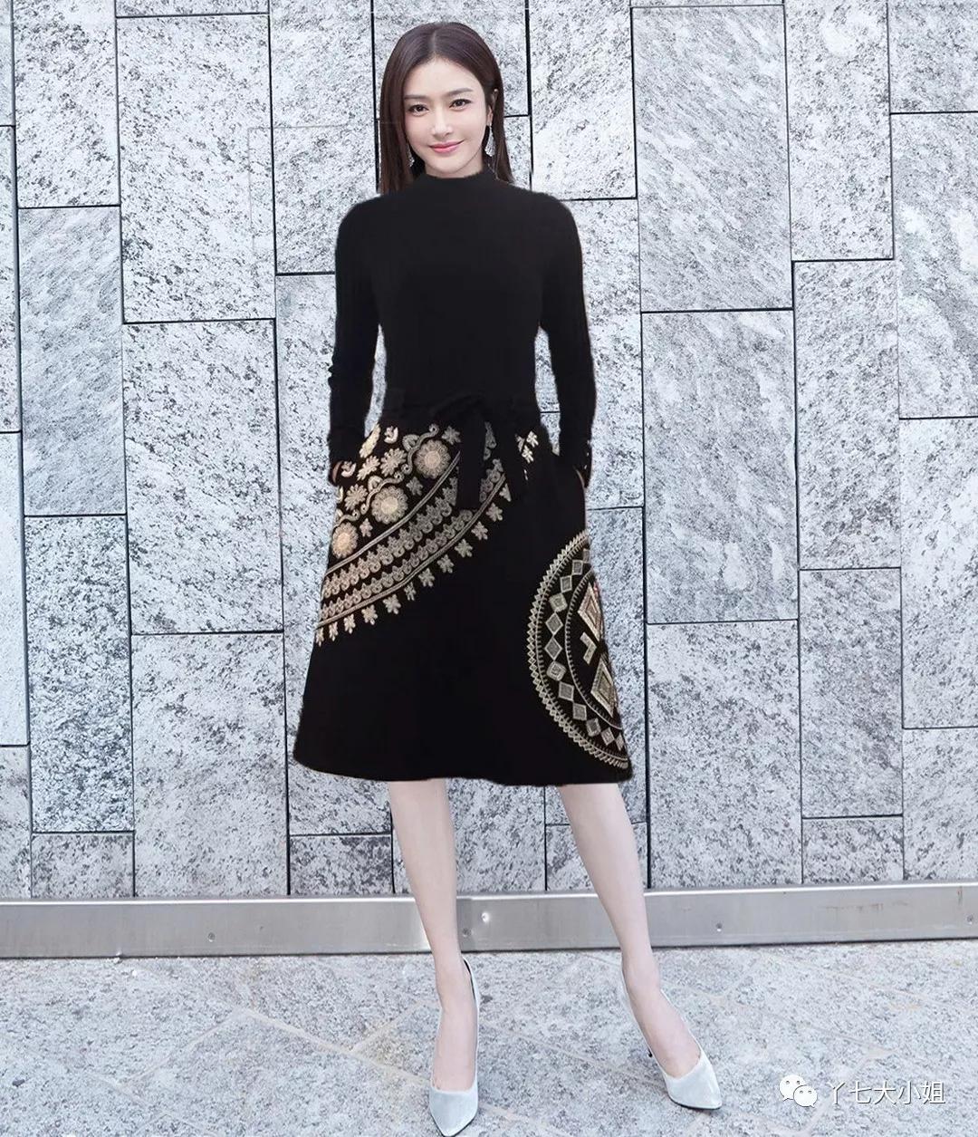 针织裙可以让你大方又得体,针织裙冬款气质减龄洋气