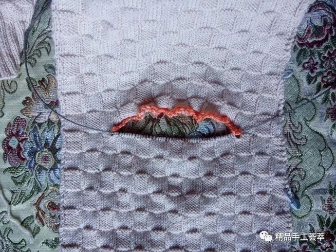 春秋“小香风”时尚开衫外套的织法图解