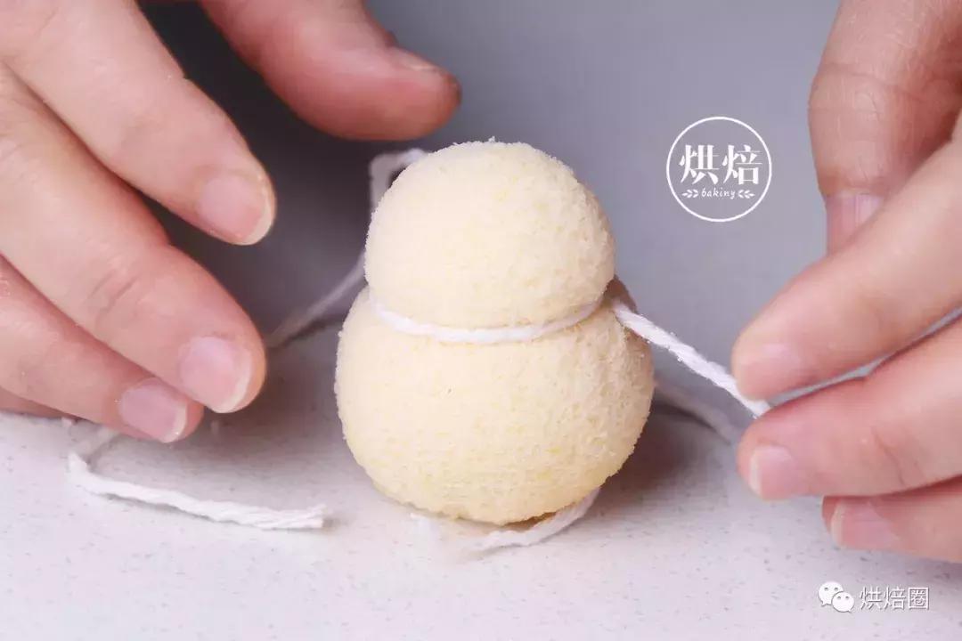 雪人蛋壳戚风,雪人蛋壳戚风教学