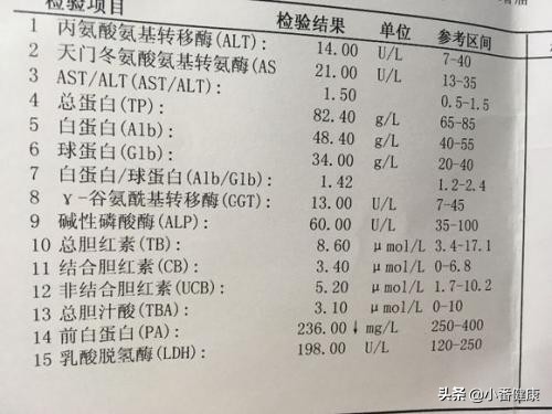 乙肝大三阳报告前后对比,乙肝大三阳和小三阳检查指标