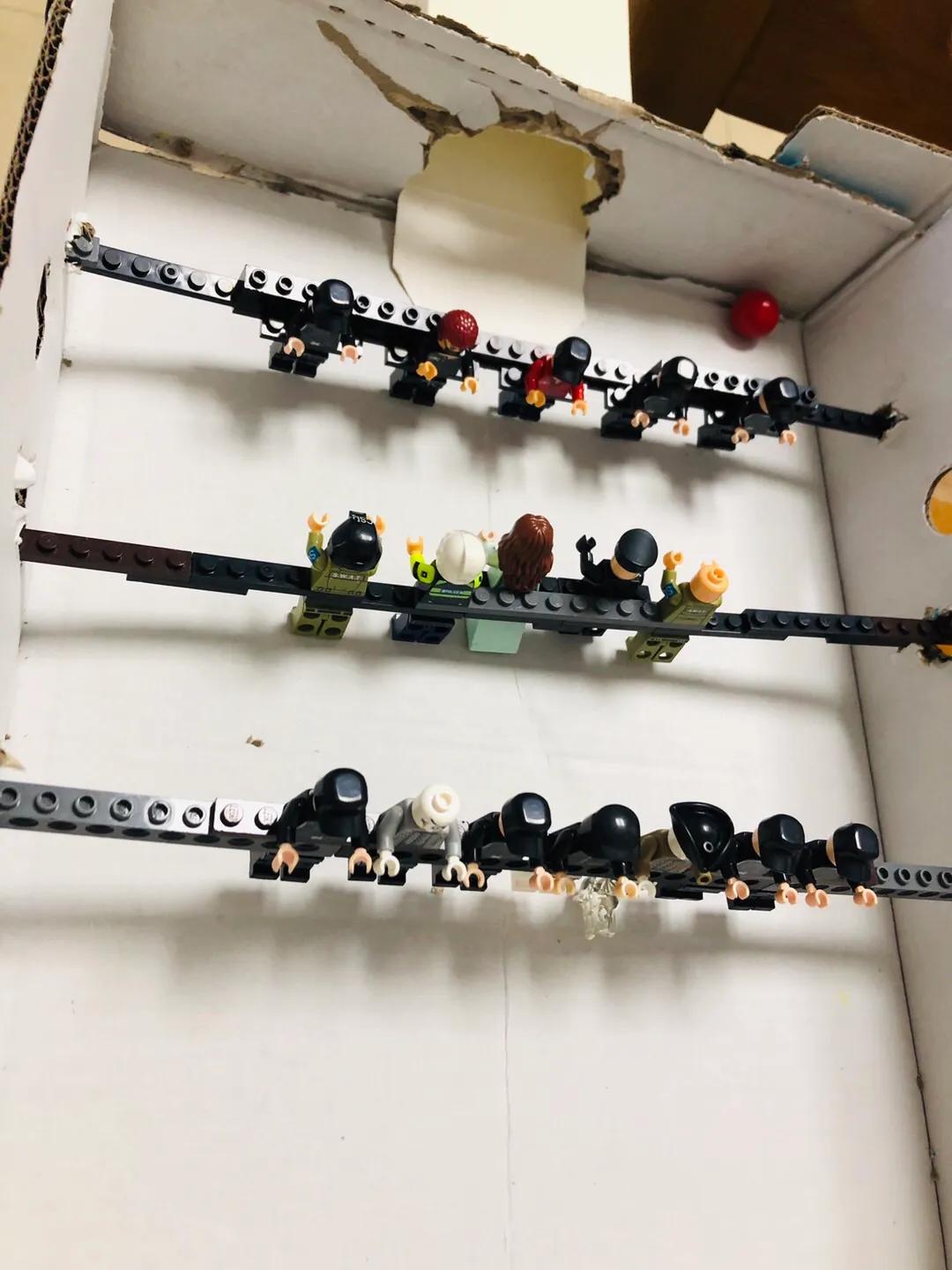 手工做的桌上足球,自制家庭足球