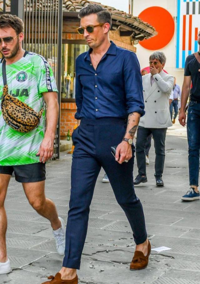 年轻好看的男士衬衫都有什么款,拉弗洛蓝男士衬衫