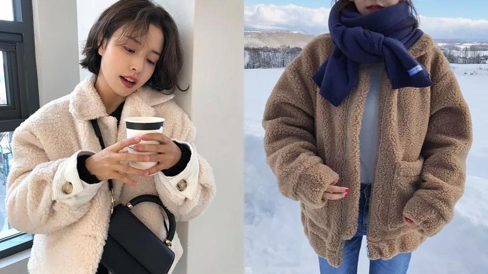 韩系欧尼风衣外套,韩国欧尼黑色大衣搭配