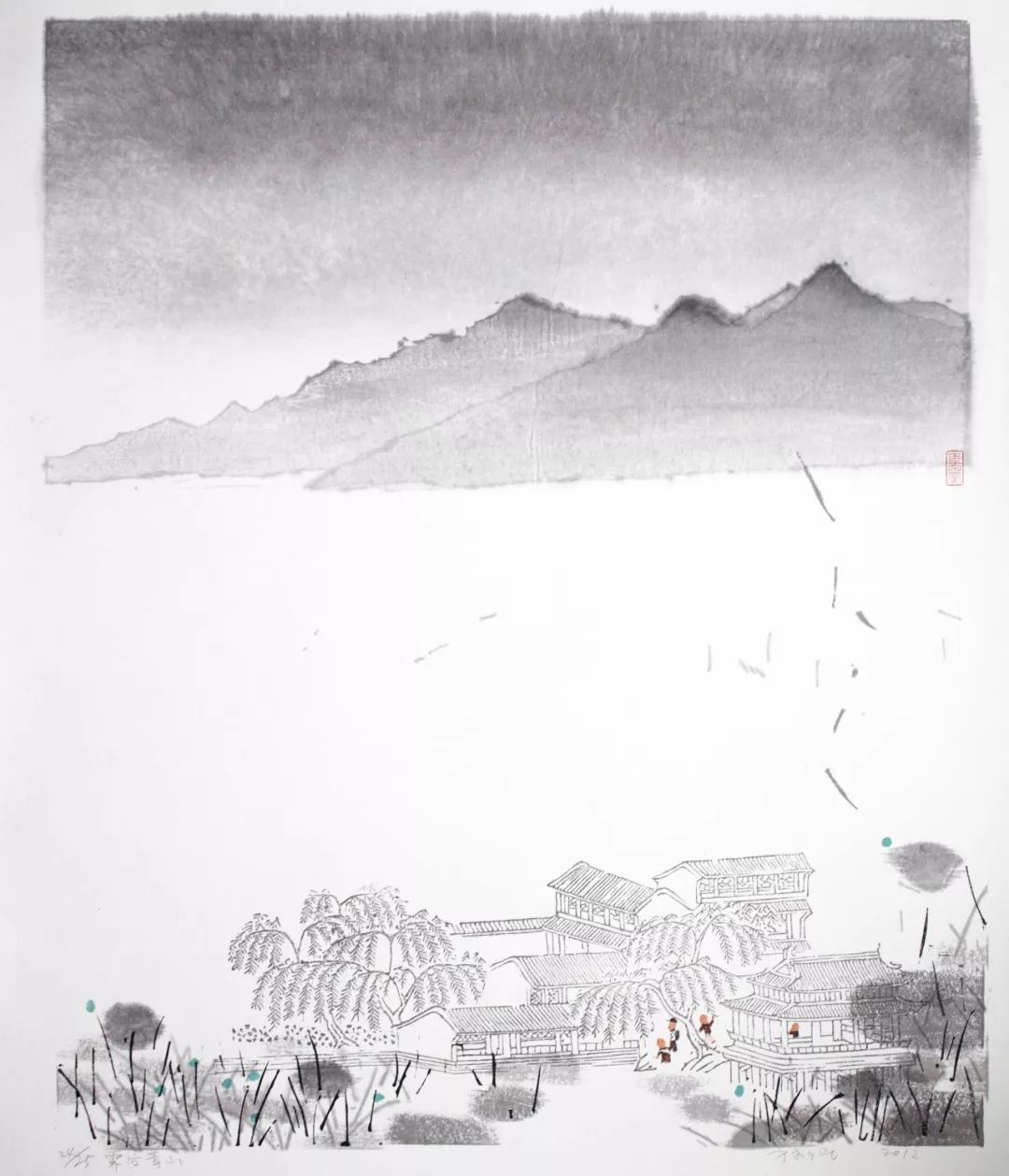 方利民版画价格,方利民版画