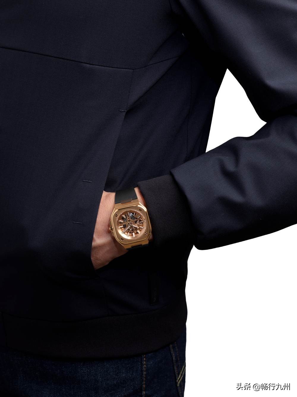 移不开目光！柏莱士BellRossBR05SKELETONGOLD全金表款