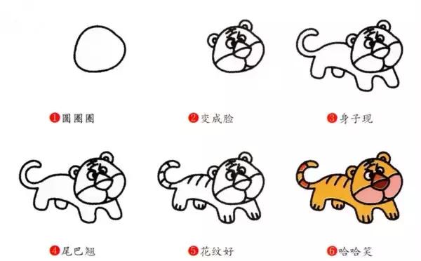 小蜗牛春夏秋冬四季创意画简笔画,亲子启蒙创意简笔画蝴蝶和蜻蜓