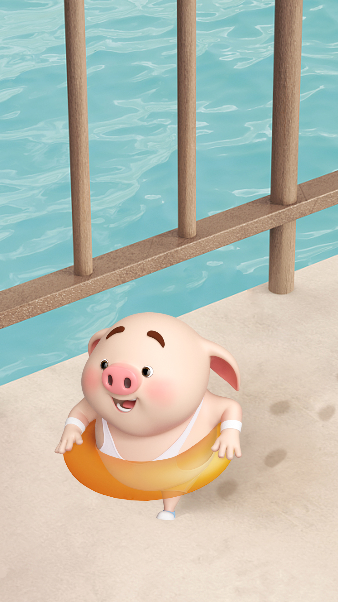 猪小屁手机壁纸高清睡觉,手机壁纸猪小屁