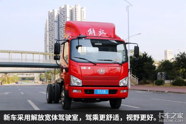 解放150马力j6f4米2厢货价格,解放j6f轻卡最新款卧铺