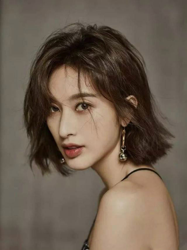 宋茜最新发型甜美百搭超减龄,短发发型女宋茜同款