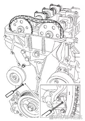 福特福克斯1.5发动机正时工具,1.6自吸福克斯正时校对
