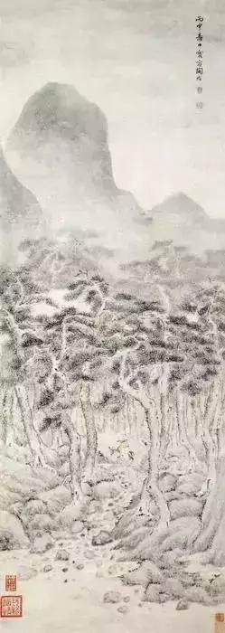 小央美水墨画作品欣赏,40幅养眼浅绛山水画