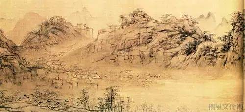 小央美水墨画作品欣赏,40幅养眼浅绛山水画