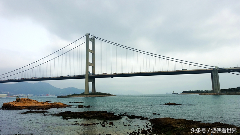 一岛三桥：宁静迷人的香港马湾岛眺望汀九青马汲水门大桥