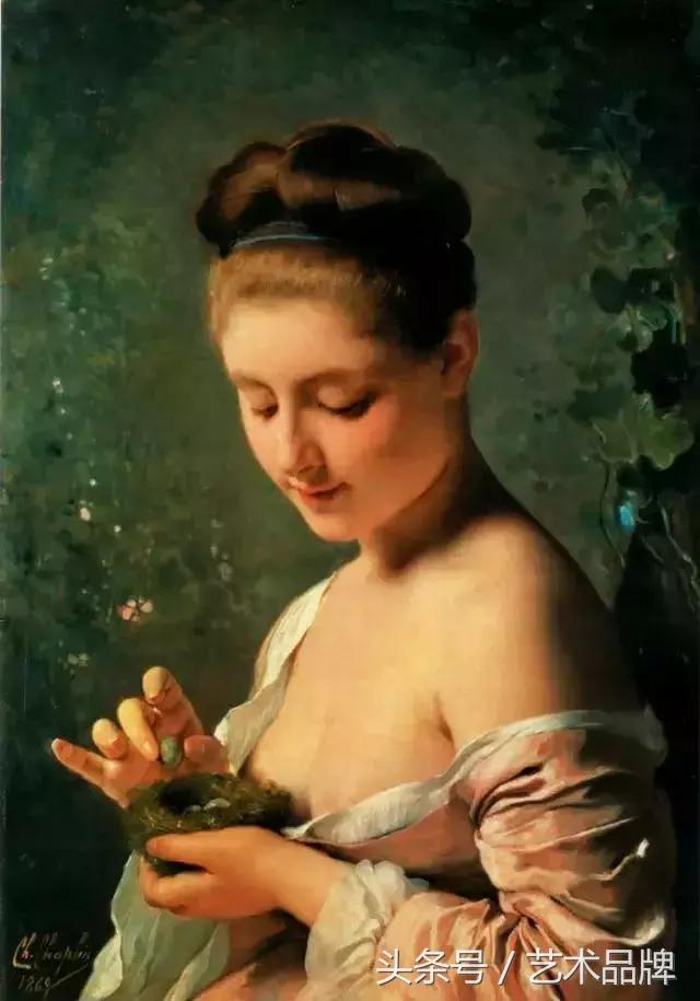 油画中的女人如此动人,西方油画中的女神优雅迷人