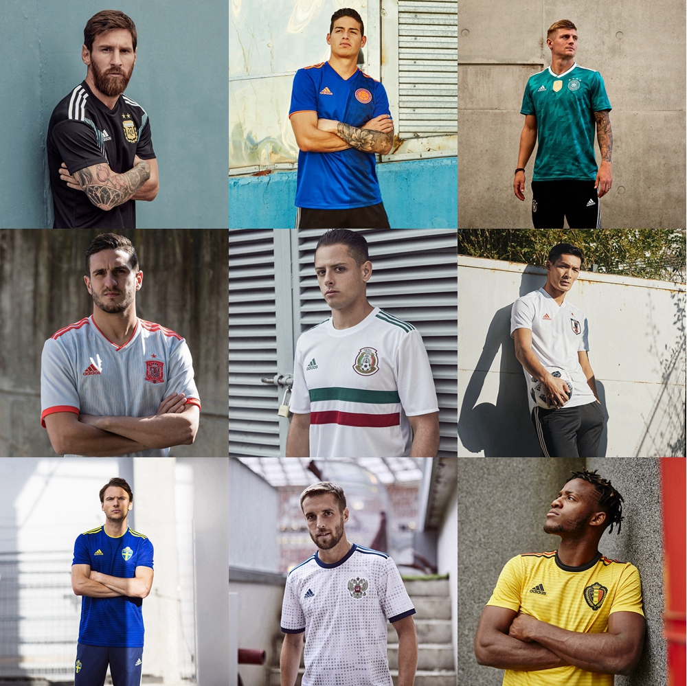 阿迪达斯2018世界杯足球赛球衣,94年世界杯阿迪达斯球衣