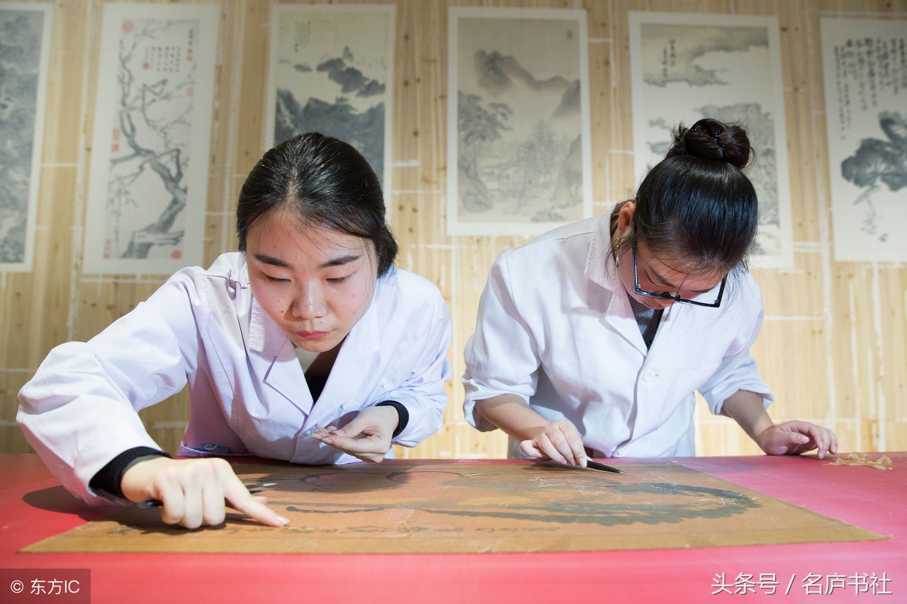 简单装裱作品方法,简单装裱国画图片