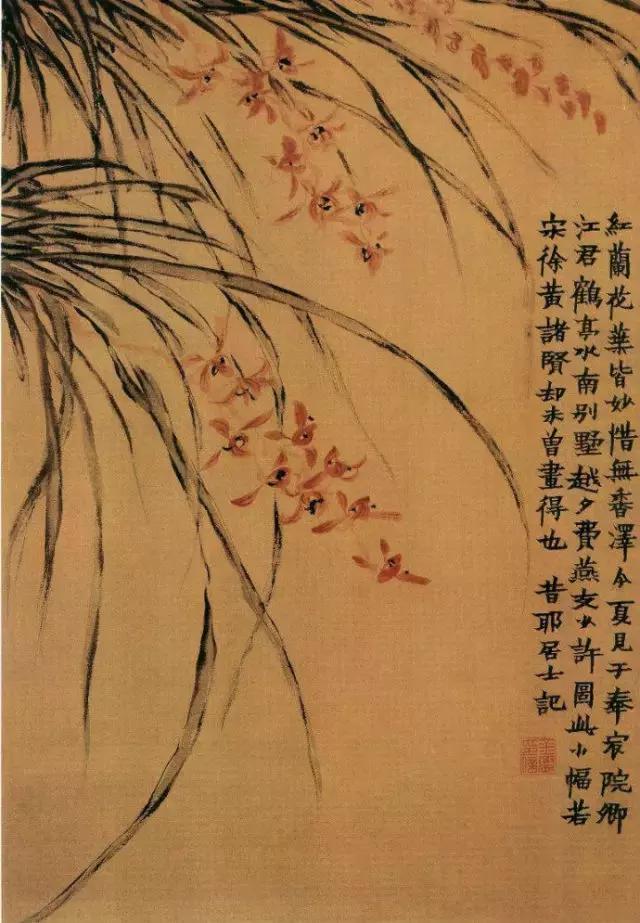 鉴赏历代名家画兰花30幅中国画,历代名家兰花作品