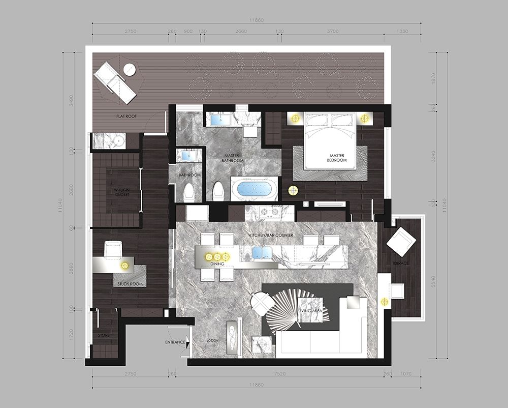 鸿鹄设计整装,鸿鹄设计上海客厅