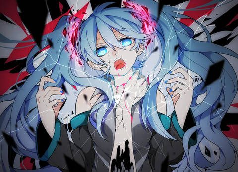 萌系动漫头像初音,动漫初音头像呆萌可爱