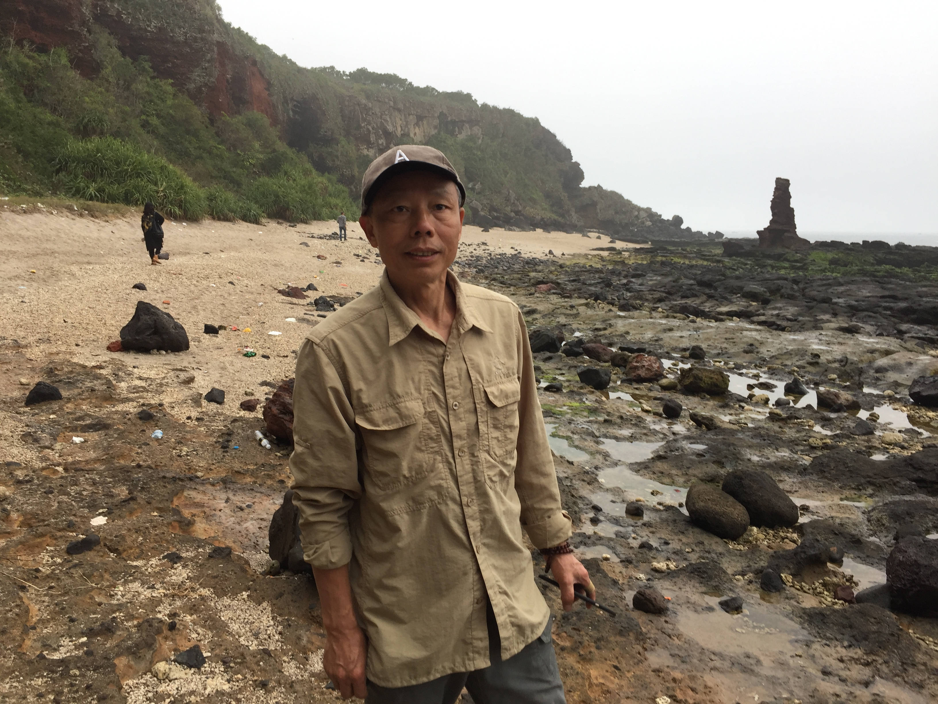 儋州最美海湾古盐田,海南儋州龙门激浪五彩湾