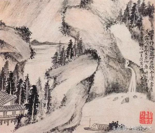 书法枯笔,枯笔之境的图片