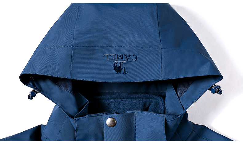 骆驼冲锋衣防水防风加绒加厚,骆驼防水冲锋衣软料冲锋衣