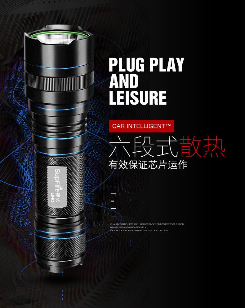 supfire强光手电测评,supfire神火gt60强光手电筒