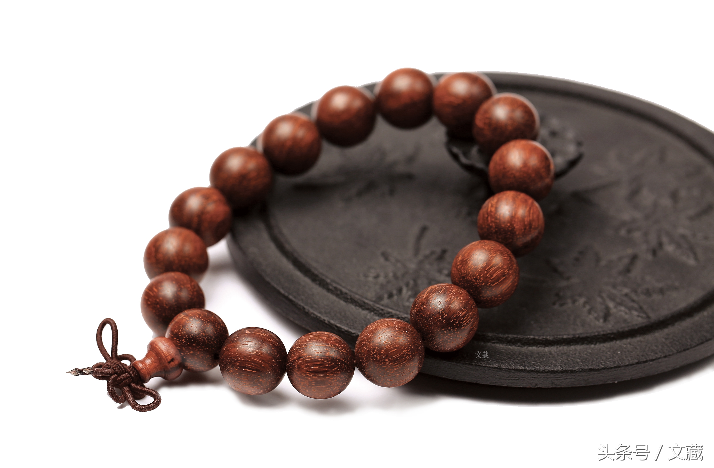 紫檀手把件盘玩包浆后效果,小叶紫檀手串把玩