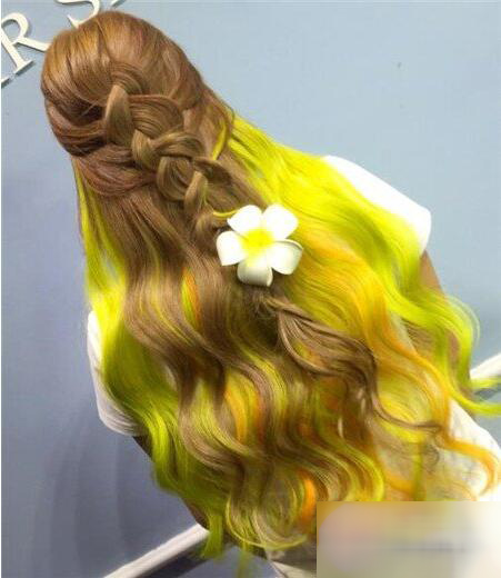 最美发型2020中短发直发,2020最美造型编发