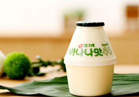 韩国香蕉牛奶限定版,韩国香蕉牛奶拿铁