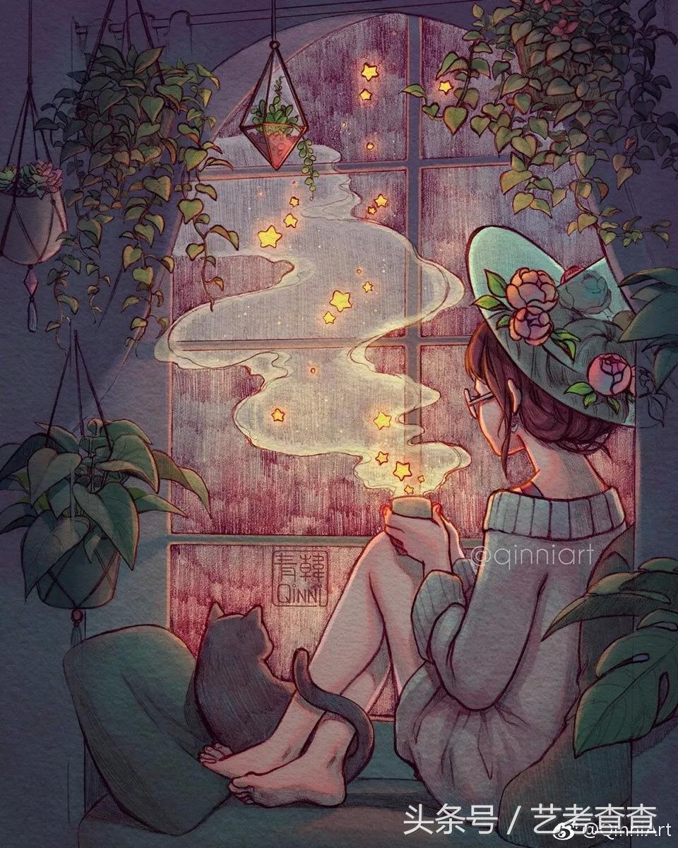 水彩制作教程,水彩教程小姐姐