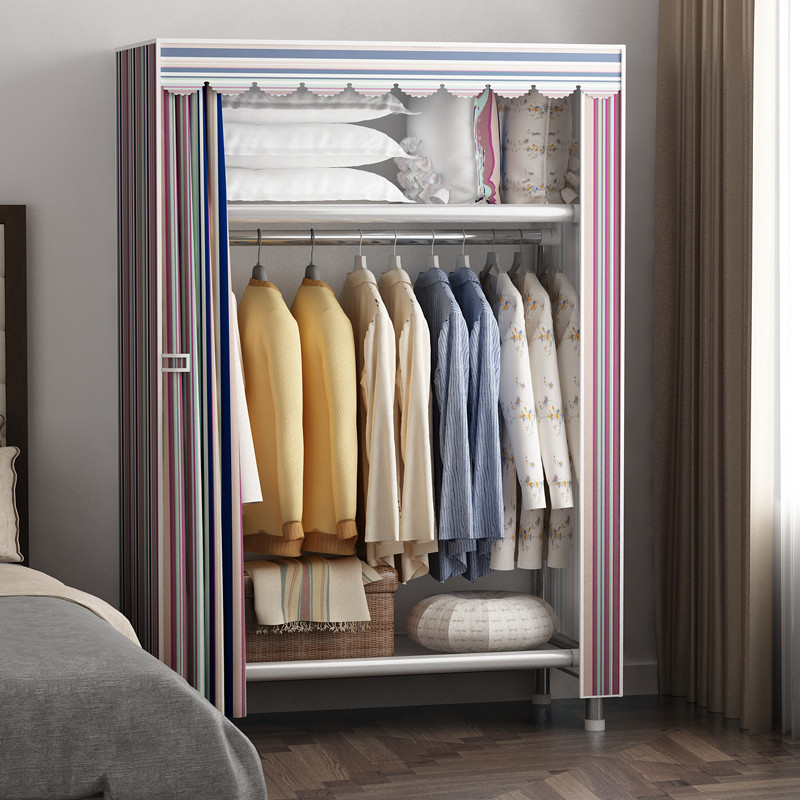 怎样挑选家用简易衣柜,哪款布衣柜比较结实耐用