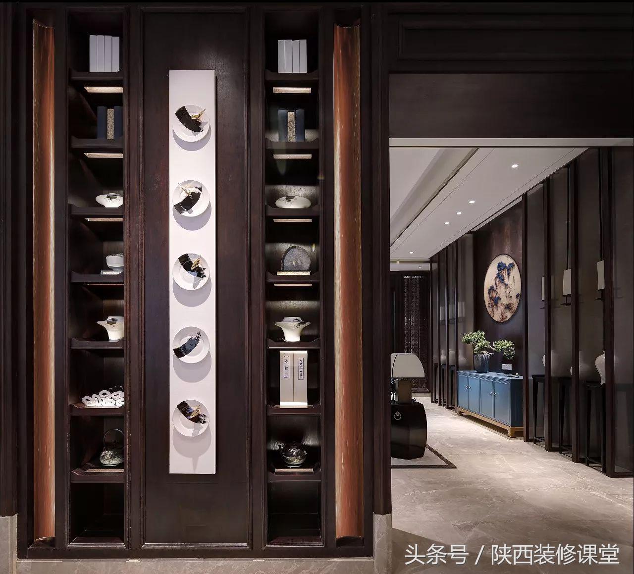 典雅新中式低调沉稳的禅意美学,高端住宅中式轻奢效果图