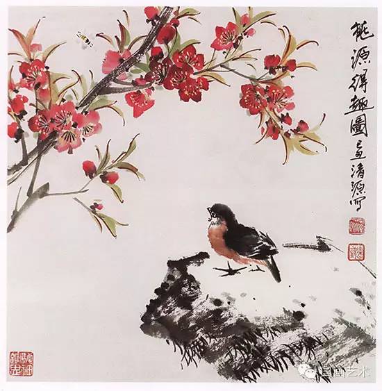 桃花的步骤画法，春天桃花盛开手把手教你画。